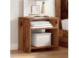 Maison Exclusive - Comodini 2 Pz. Effetto Legno Antico 40X30X40 Cm Materiale Ligneo
