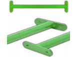 Barra Metallica Verde Da 125 Cm Per Parco Giochi