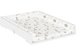Cassettiera Per Cassettiera - Top - Mdf - Con Pannelli Laterali - 80 X 10,5 X 78,5 Cm - Necessario Il Montaggio - Bianco