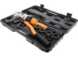 Pinze A Crimpare - Pinze A Crimpare Per Tubi Di Rame - Forza Di Crimpatura 10 T/100 Kn - Profilo M M12 M15 M18 M22 M28 - Alluminio, Acciaio Cr40 E 42Crmo - Arancione