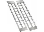 Rampe In Alluminio 2 Pezzi - Rampe Di Carico - Portata 680 Kg - Per Moto, Motocross, Atv/Utv, Trattori Da Giardino, Tosaerba, Rimorchi