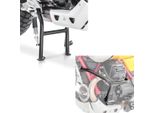 Set Cavalletto Principale Adatto Per Moto Guzzi V85 Tt 19-25 # Con Crash Bar