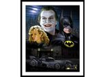 Batman - Poster Incorniciato "1989"" PM10213 (40 Cm X 30 Cm) (Colorato)"