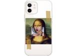 Custodia Per Iphone 12, Trasparente, Silicone Flessibile, Monna Lisa Con Lecca-Lecca