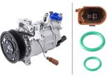 Compressore Climatizzatore 12 V Ø 110 Hella Thermo-Expertise Adatto, Tra L'altro, Per Vw Tiguan