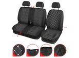 Coprisedili Per Autobus 2+1 Per Vw Transporter T5 2003-2015 Coprisedili In Tessuto Poliestere Femmina