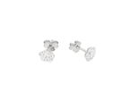 Paar Ohrstecker Vivance "BlüMchen", Silber (Silber 925), Ohrringe, Damen, Silber 925 (Sterlingsilber)