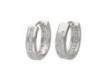 Paar Creolen Vivance "Zirkonia", Silber (Silber 925), Ohrringe, Damen, Silber 925 (Sterlingsilber)