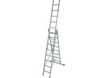 Doppelleiter Krause "Stabilo", Silber (Silberfarben), B:50Cm H:245Cm, Aluminium, Leitern