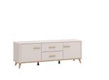 Lowboard Home Affaire "Darwen Tv-Board, Tv-Kommode, Tv-Schrank, Tv-Unterschrank, Tv-MöBel", Kaschmir, B:154Cm H:52Cm T:40Cm, Holzwerkstoff, Mdf, Sideboards, Lowboard, Abgerundete Kanten, Matte Kaschmir-OberfläChen, Mit 2 Schubladen