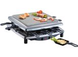 Steba Raclette "Rc 3 Plus Chrom", Silber (Chrom), B:36Cm H:14Cm T:36Cm, Raclettes