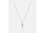 Kette Mit AnhäNger Liebeskind Berlin "Schmuck Geschenk Edelstahl Halskette Festive Mini Link", Rosa (RoséGoldfarben), Halsketten, Damen, Edelstahl, L: 45 B: 2Mm, B:2Mm