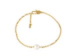 Edelstahlarmband Vivance "Perle", Gold (Goldfarben), ArmbäNder, Damen, Edelstahl, Edelstahlarmband