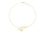 Collier Vivance "Pure Elegance", Silber (Edelstahlfarben), Halsketten, Damen, Chirurgiestahl, Collier