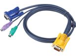 Set Di Cavi Kvm Aten 2L-5203P 2L-5203P, Vga, PS/2, Lunghezza 3 M