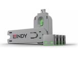 Lindy Blocco Delle Porte Usb Di Tipo A 4Xverde Con Chiave