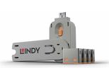 Lindy 40453 Lin Usb Port Schloss 4St. Mit SchlüSsel | Code Orange