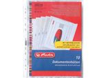 Herlitz Prospekthlle Mit Verschlusslasche, A4, Genarbt
