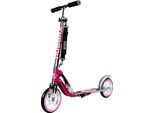 Hudora Bigwheel 205 Scooter - Robusto Monopattino In Alluminio - Monopattino Da Città Regolabile In Altezza E Ripiegabile Con Cavalletto - Monopattino Sportivo Per Bambini E Adulti Fino A 100Kg