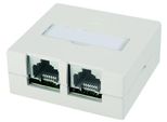Scatola Di Giunzione TelegäRtner Vad Cat.6 Ea, 2 X RJ45, Schermato