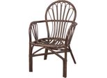 Esszimmersessel, Braun, B:60Cm H:91Cm T:67Cm, Hofmann Living AND More, Sessel, Esszimmersessel, Handgeflochten
