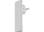 Evoline Plug Spina Schuko, Alta Solo 5 Mm Quando è Inserita, Plastica Bianca