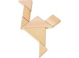 Goki HS008 Puzzle, Tangram, Naturale (1 Pezzo)