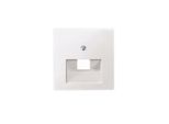 Merten 298319 Piastra Centrale Per Inserto Uae, A 1 Canale, Bianco Polare, Sistema M
