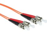Act 3 Metri Lszh Cavo Patch In Fibra Multimodale 62,5/125 OM1 Duplex Con Connettori St