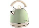 ARIETE Wasserkocher Vintage 2877 grün, grün, H:28cm Ø:21cm, Wasserkocher