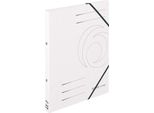 Herlitz 11255429 Raccoglitore Ad Anelli Easyorga, A4, Cartone, Bianco