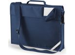 Quadra QD457 | Cartella Portadocumenti Per Libri Junior | 37 X 30 X 6 Cm - Colore: French Navy - Dimensioni: 37 X 30 X 6 Cm