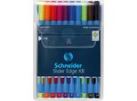 Schneider Biros Slider Edge Xb Confezione Da 10 Pezzi, Colori Assortiti