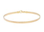 Goldarmband Vivance "Timeless & Chic", Gelb (Gelbgold 375), ArmbäNder, Damen, Gelbgold 375, Goldarmband
