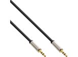 Inline® 99213 Cavo Audio Sottile Jack 3,5 Mm St/St, Stereo, 3 M