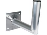 Schwaiger 5132 Supporto Per Parabola Satellitare Antenna Sat Supporto A Parete Per Parabola Satellitare In Alluminio Distanza Dalla Parete 25Cm