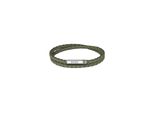 Armband Boss "Ares Summer", Khaki, Edelstahlfarben, ArmbäNder, Herren, 19Cm, Edelstahl Nylon, Edelstahl, Nylon, Armband, Emaille