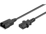 Microconnect PE040630 3 M Accoppiatore C13 Accoppiatore C14 Cavo Di Alimentazione Nero (PE040630, 142257-003, Del)