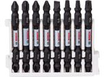 Set Di Bit A Doppia Lama Per Avvitatori Impact Control, 8 Pezzi, Vari, 65 Mm