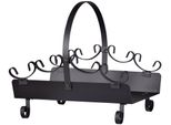 Aufbewahrungsbox Firefix, Schwarz, B:41Cm H:35Cm T:36Cm, Eisen, Aufbewahrungsboxen, Aufbewahrungsbox, Schmiedeeisen