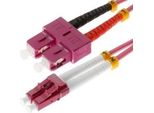 Cavo Patch In Fibra Ottica 50/125µM OM4 Lc/Sc 20 M Connettore Duplex Sc/ Connettore Duplex Lc, Eric Violet (115762)