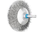 Spazzola Conica Kbu Inox D.80Mm Spessore Del Filo 0,3Mm Va 10Mm 12000Min-¹ Pferd