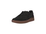 Sneaker Clarks "Craftrally Ace", Herren, Gr. 41,5, Schwarz, Schuhe Sneaker, Mit Retro-Tennissilhouette
