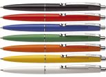 Schneider SN132900 Biro Da Ufficio, Meccanismo Retrattile, M, Blu, Colore Fusto: Assortito