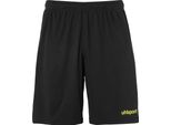 Uhlsport Center Ii Short Senza Innerslip S Nero/Giallo Fluo