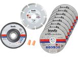 Kwb 712042 Set Di Dischi Da Taglio 10 Pezzi 125 Mm 22,24 Mm 10 Pezzi (712042)