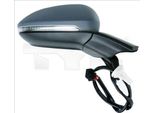Tyc 337-0246 Specchietto Retrovisore Esterno Sinistro Per Vw Golf Vii Hatchback (5G1, BQ1, BE1, BE2) Asferico Riscaldato Primerizzato