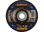Rhodius 210749 Ksm Grinding Disc (Off-Set) Diameter 115 Mm Bore Diameter 22.23 Mm Steel 1 Pc(S)
