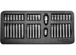 Neo Tools Inserti Per Cacciavite 30-75 Mm, Set Di 40 Pezzi, Inserto