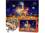 Castorland Puzzle La Splendida Parigi Di Notte 1000 Pezzi